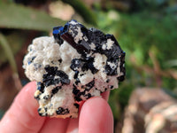 Natural Schorl Black Tourmaline on Orthoclase Specimens with some Hyalite Opal x 20 From Erongo, Namibia
