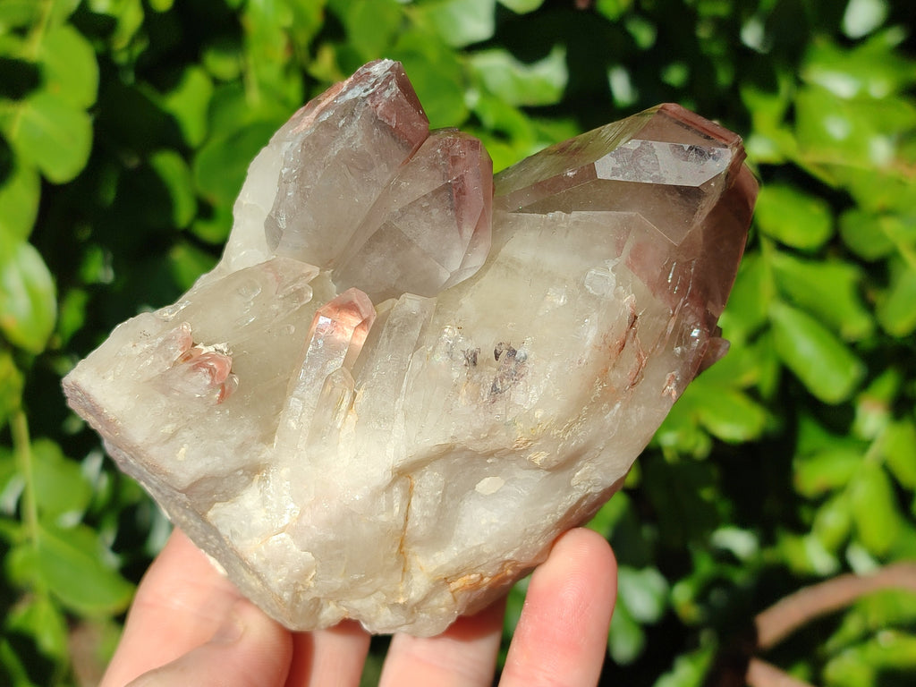 Natural Red Hematoid Quartz Clusters x 4 From Karoi, Zimbabwe - Toprock Gemstones and Minerals 