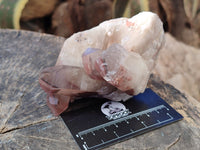 Natural Red Hematoid Quartz Clusters x 4 From Karoi, Zimbabwe