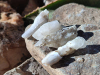 Natural Drusy Quartz Coated Calcite Pseudomorph Specimens x 70 From Alberts Mountain, Lesotho