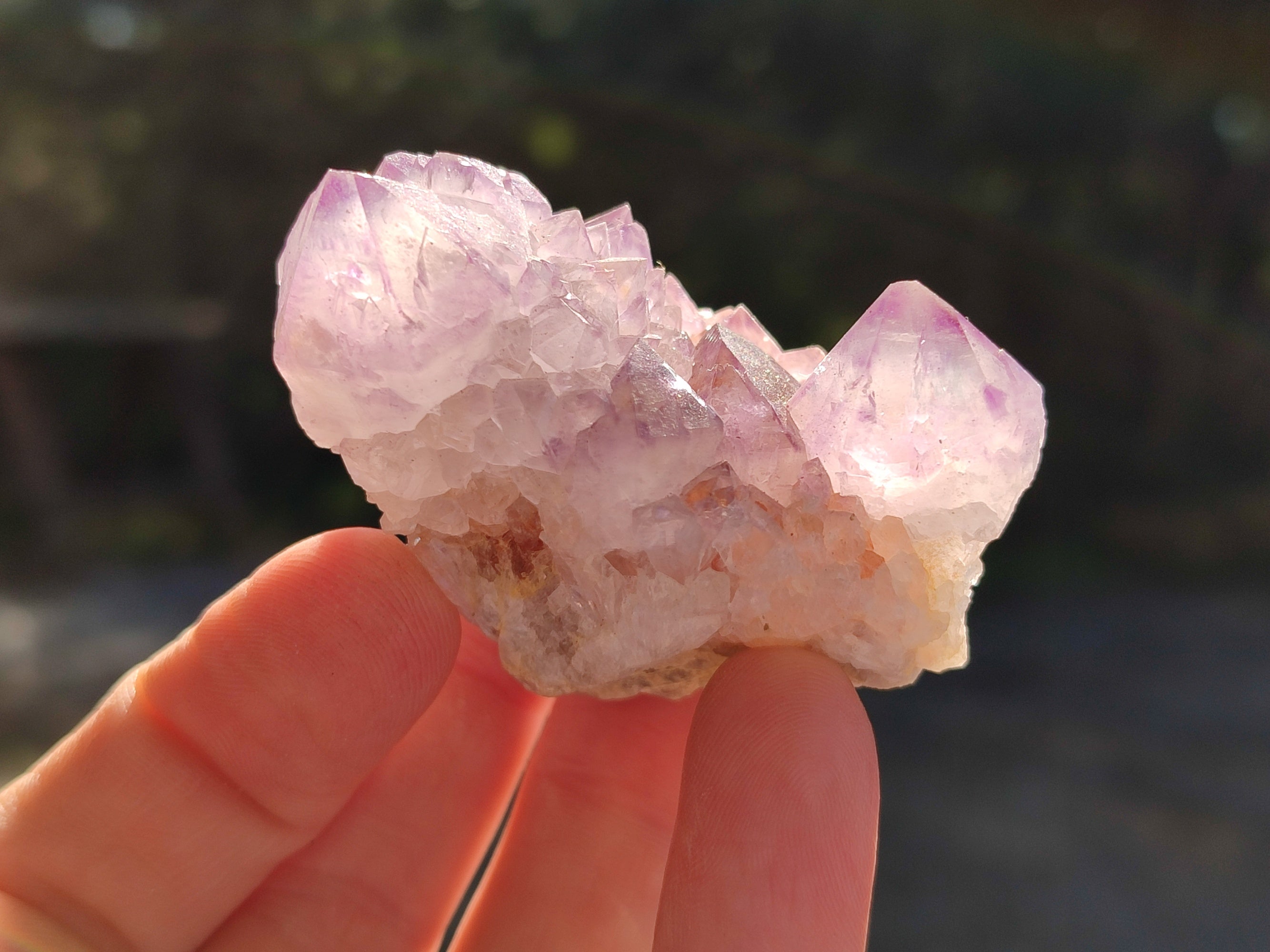 Natural Sunburst Amethyst Spirit Quartz Clusters x 12 From South Africa - Toprock Gemstones and Minerals 