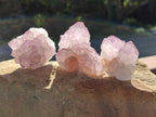 Natural Sunburst Amethyst Spirit Quartz Clusters x 12 From South Africa - Toprock Gemstones and Minerals 
