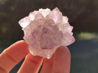 Natural Sunburst Amethyst Spirit Quartz Clusters x 12 From South Africa