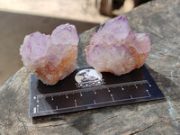 Natural Sunburst Amethyst Spirit Quartz Clusters x 12 From South Africa