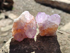 Natural Sunburst Amethyst Spirit Quartz Clusters x 12 From South Africa - Toprock Gemstones and Minerals 