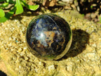 Polished Iolite Spheres x 3 From Ambatofinandrahana, Madagascar - Toprock Gemstones and Minerals 