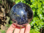 Polished Iolite Spheres x 3 From Ambatofinandrahana, Madagascar - Toprock Gemstones and Minerals 