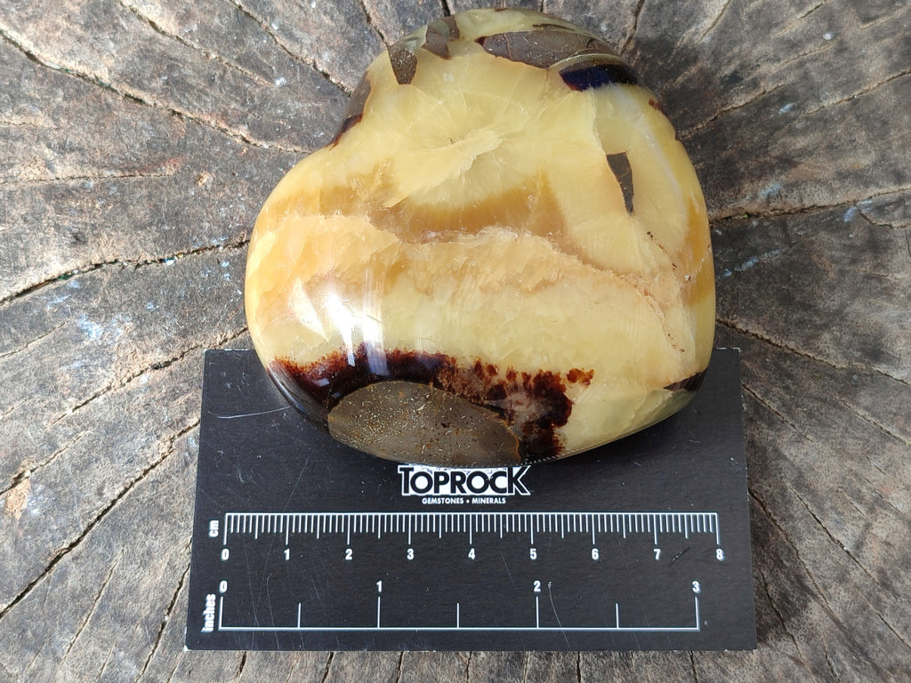 Polished Septerye Hearts x 6 From Mahajanga, Madagascar - Toprock Gemstones and Minerals 