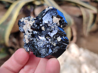 Natural Schorl Black Tourmaline Terminated Crystal Specimens with some Hyalite Opal x 13 From Erongo, Namibia