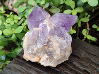 Natural Jacaranda Amethyst Quartz Cluster x 3 From Mumbwa, Zambia