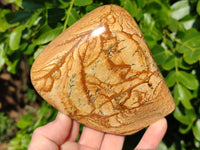 Polished Picture Stone Jasper Standing Free Forms x 3 From Ais-Ais, Namibia - Toprock Gemstones and Minerals 