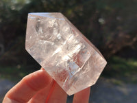 Polished Mixed Inclusion Quartz Crystals including Specular Hematite x 4 From Madagascar - Toprock Gemstones and Minerals 