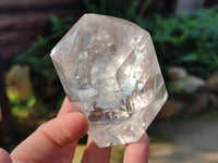 Polished Mixed Inclusion Quartz Crystals including Specular Hematite x 4 From Madagascar - Toprock Gemstones and Minerals 