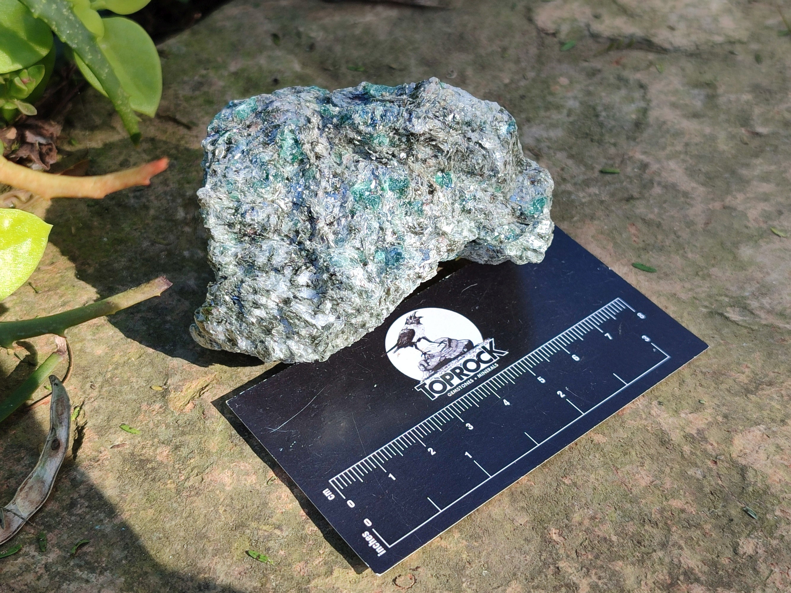 Natural Emerald Mica In Matrix Cobbed Specimens x 6 From Mutoko, Zimbabwe - Toprock Gemstones and Minerals 