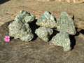 Natural Emerald Mica In Matrix Cobbed Specimens x 6 From Mutoko, Zimbabwe - Toprock Gemstones and Minerals 