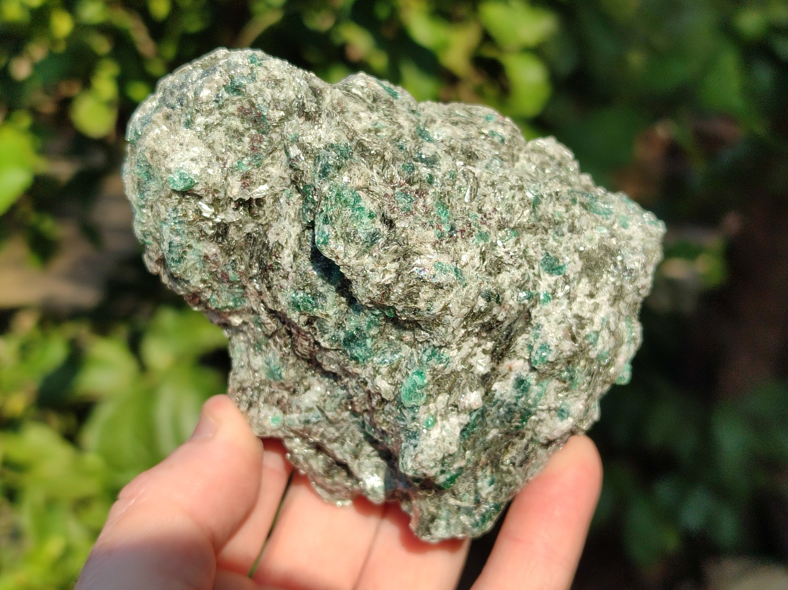 Natural Emerald Mica In Matrix Cobbed Specimens x 6 From Mutoko, Zimbabwe - Toprock Gemstones and Minerals 