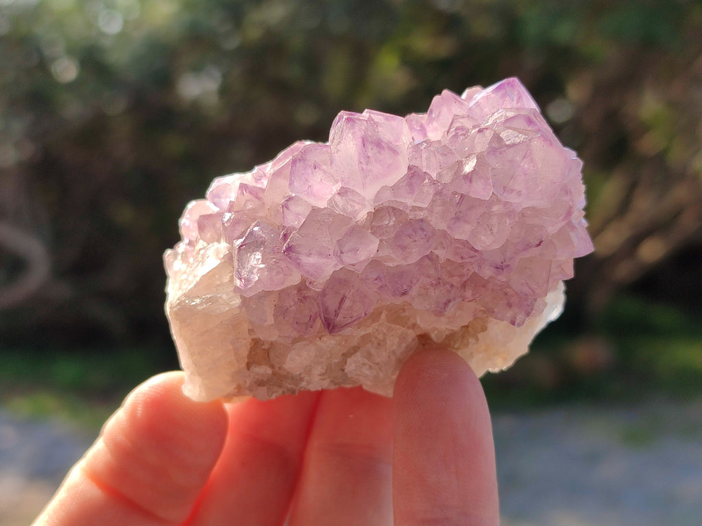 Natural Sunburst Amethyst Spirit Quartz Clusters x 5 From South Africa - Toprock Gemstones and Minerals 