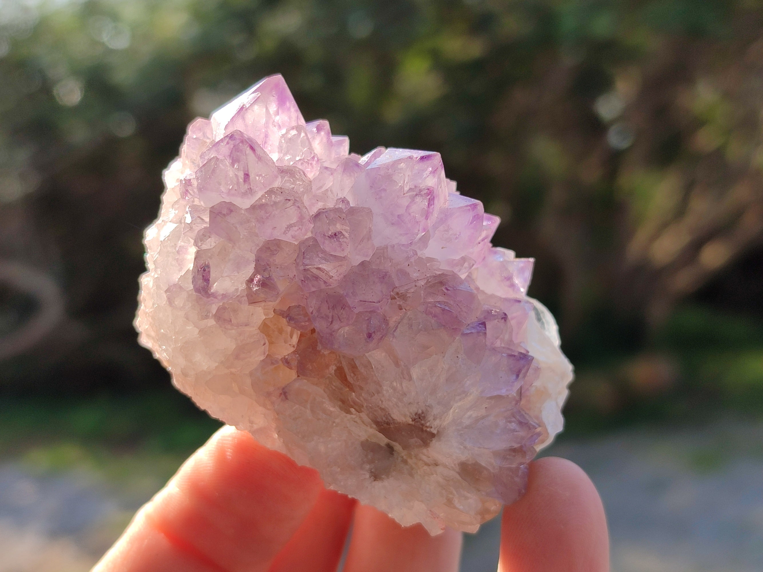 Natural Sunburst Amethyst Spirit Quartz Clusters x 5 From South Africa - Toprock Gemstones and Minerals 