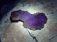 Natural Drusy Quartz and Drusy Quartz Coated Calcite Pseudomorph Crystals x 20 From Lesotho - Toprock Gemstones and Minerals 