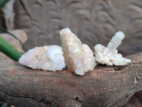 Natural Drusy Quartz and Drusy Quartz Coated Calcite Pseudomorph Crystals x 20 From Lesotho - Toprock Gemstones and Minerals 