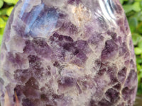Polished Chevron Amethyst Standing Free Form x 1 From Ankazobe, Madagascar - Toprock Gemstones and Minerals 