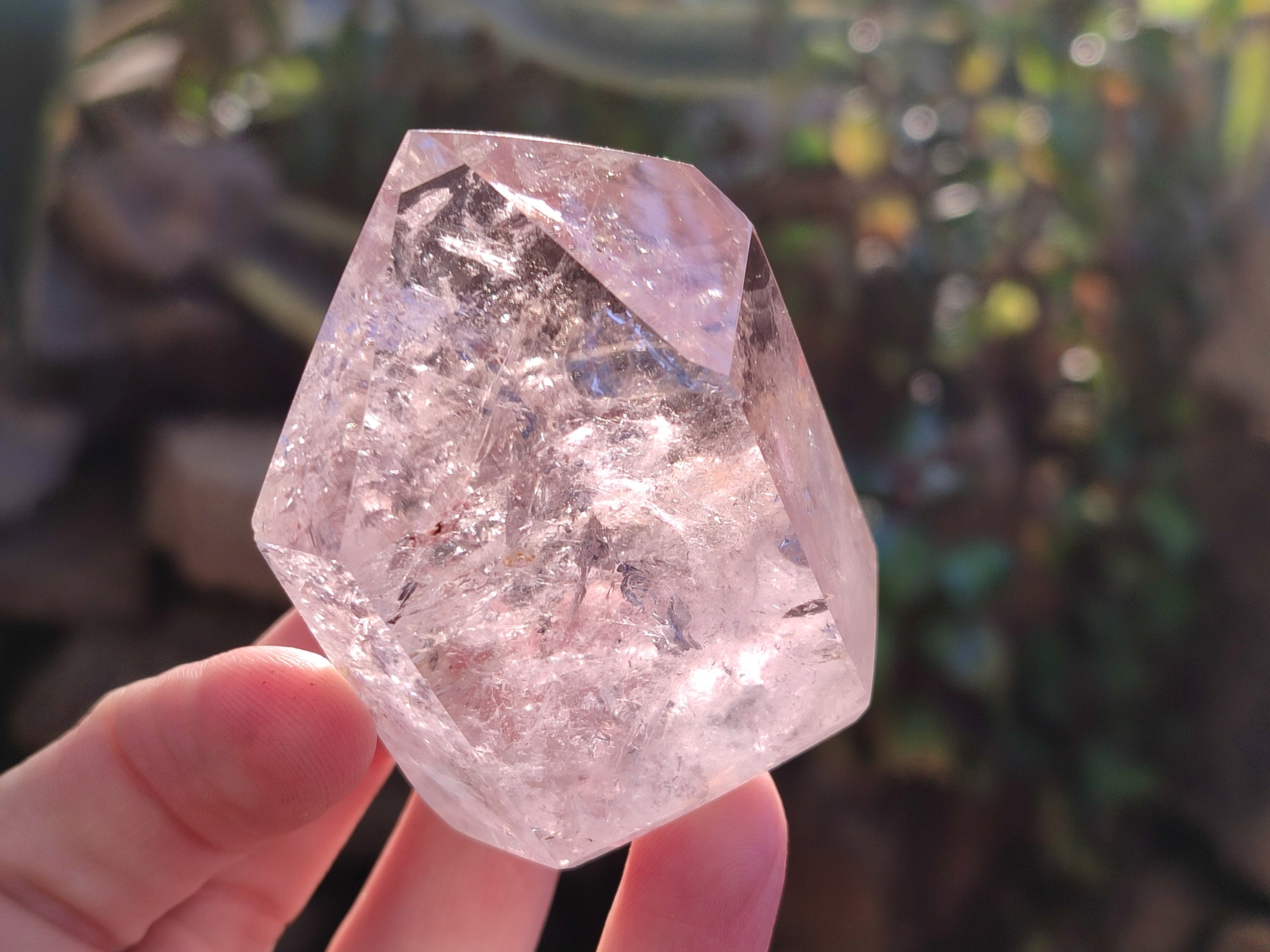 Polished Window Amethyst Quartz Points x 6 From Akansobe, Madagascar - Toprock Gemstones and Minerals 