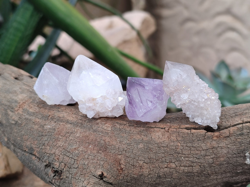Natural Sunburst Amethyst Spirit Quartz Single Crystals x 63 From South Africa - Toprock Gemstones and Minerals 
