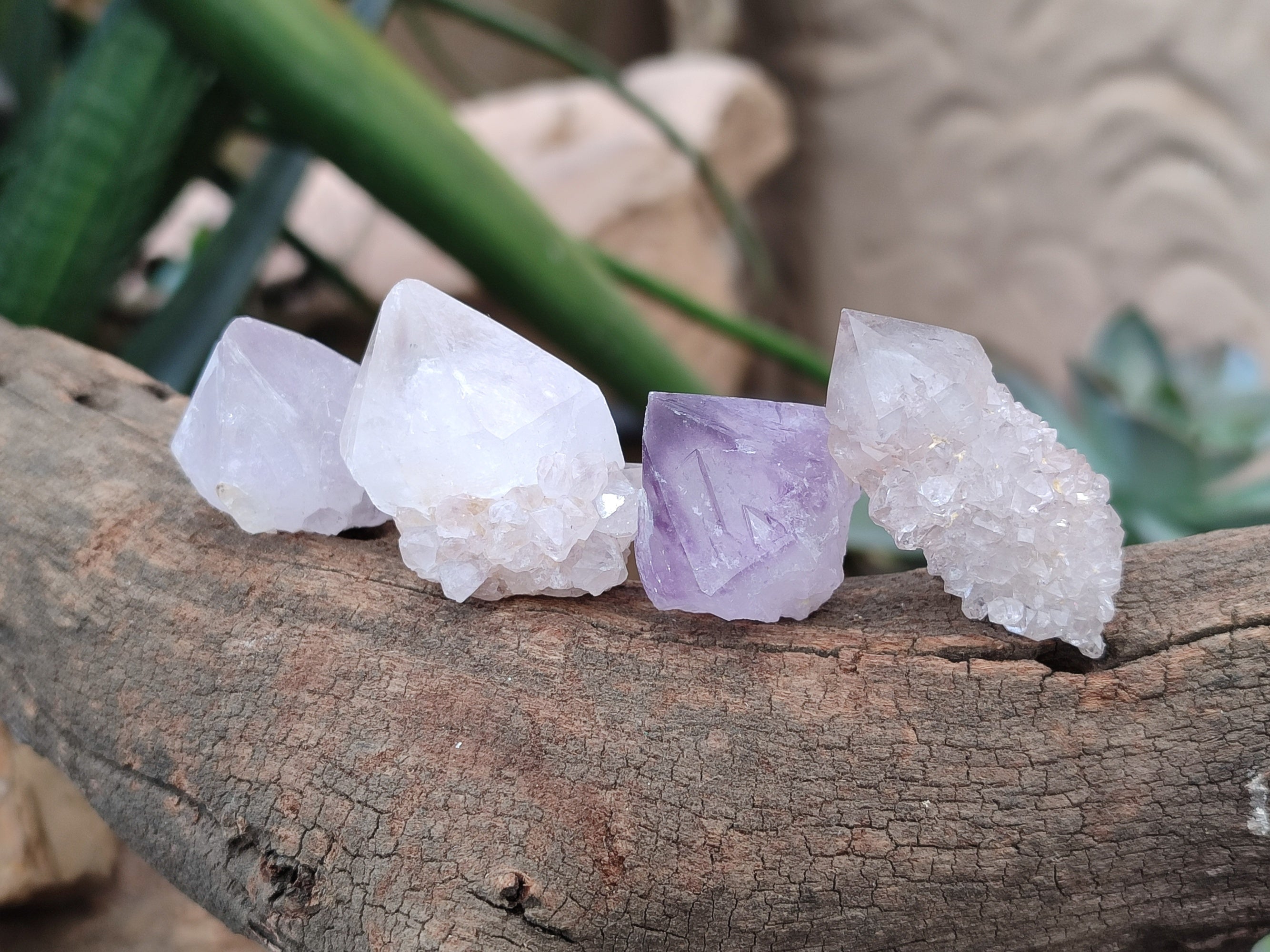 Natural Sunburst Amethyst Spirit Quartz Single Crystals x 63 From South Africa - Toprock Gemstones and Minerals 