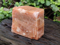 Natural Rhombohedral Sunset Orange Calcite Specimens x 4 From Spitzkop, Namibia - Toprock Gemstones and Minerals 