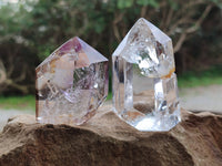 Polished Various Inclusion Quartz Crystals x 6 From Madagascar
