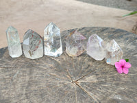 Polished Various Inclusion Quartz Crystals x 6 From Madagascar