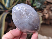 Polished Sashe River Agate Standing Free Forms x 7 From Zimbabwe