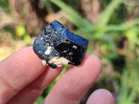 Natural Schorl Black Tourmaline Terminated Crystal Specimens with some Hyalite Opal x 70 From Erongo, Namibia