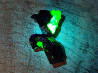 Natural Schorl Black Tourmaline Terminated Crystal Specimens with some Hyalite Opal x 70 From Erongo, Namibia