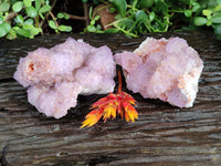 Natural Sunburst Amethyst Spirit Quartz Clusters x 2 From South Africa - Toprock Gemstones and Minerals 