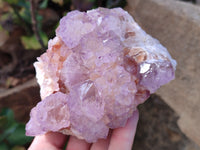 Natural Sunburst Amethyst Spirit Quartz Clusters x 2 From South Africa - Toprock Gemstones and Minerals 