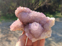 Natural Sunburst Amethyst Spirit Quartz Clusters x 2 From South Africa - Toprock Gemstones and Minerals 
