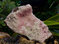 Natural Extremely Rare Collectable Rhodocalcite Specimen with Kolwezite x 1 From Congo