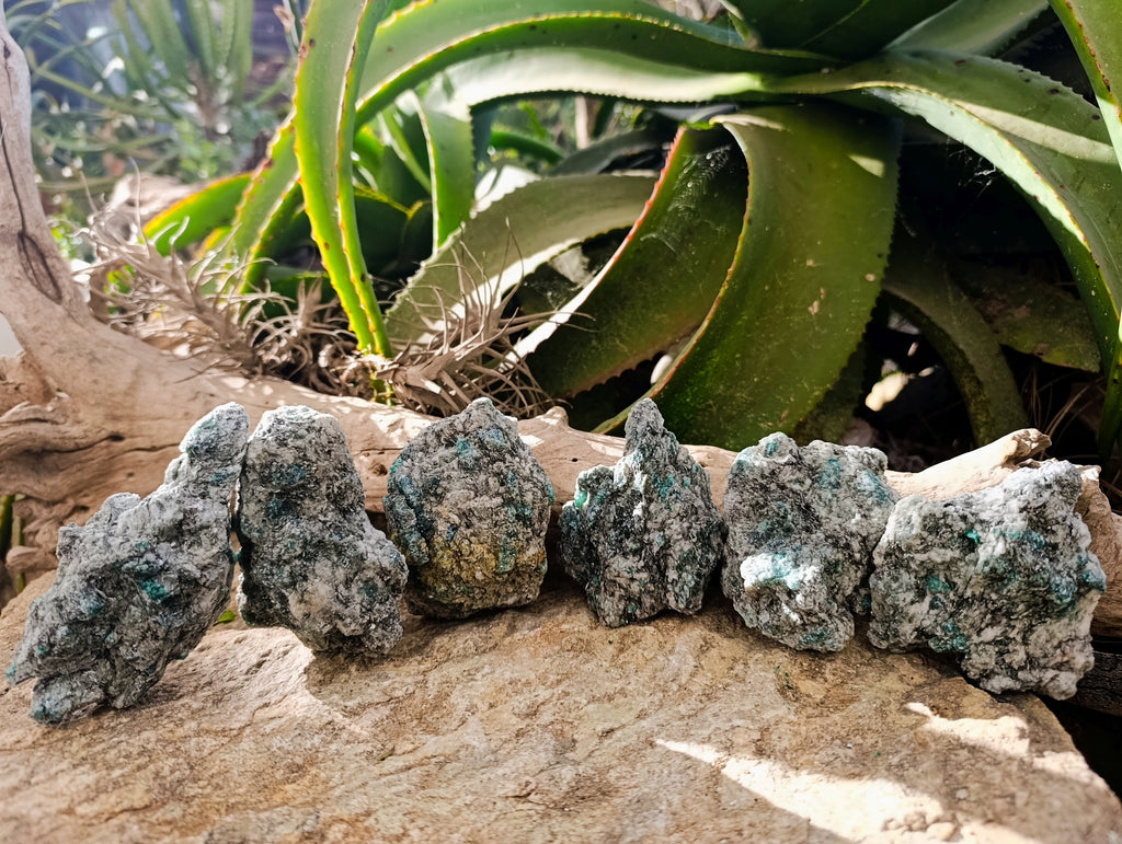 Natural Emerald Mica In Matrix Cobbed Specimens x 6 From Mutoko, Zimbabwe - Toprock Gemstones and Minerals 