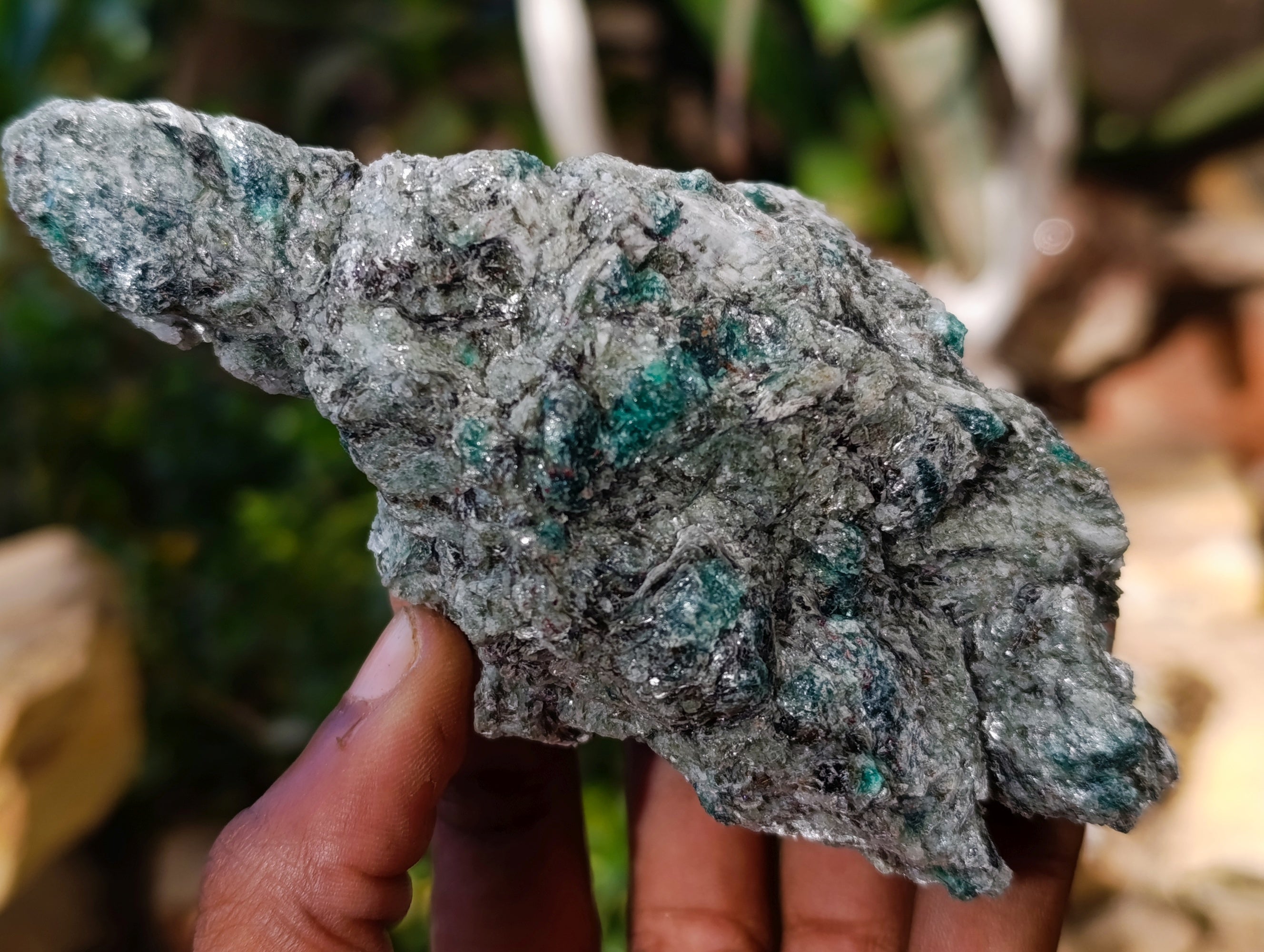 Natural Emerald Mica In Matrix Cobbed Specimens x 6 From Mutoko, Zimbabwe - Toprock Gemstones and Minerals 