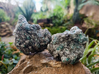 Natural Emerald Mica In Matrix Cobbed Specimens x 6 From Mutoko, Zimbabwe - Toprock Gemstones and Minerals 