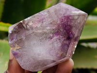Polished Mixed Inclusion Quartz Crystals Including Rutile x 6 from Madagascar