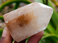 Polished Mixed Inclusion Quartz Crystals Including Rutile x 6 from Madagascar