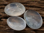 Polished Pearl Girasol Quartz Palm Stones x 20 From Ambatondrazaka, Madagascar - Toprock Gemstones and Minerals 