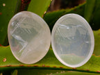Polished Pearl Girasol Quartz Palm Stones x 20 From Ambatondrazaka, Madagascar - Toprock Gemstones and Minerals 