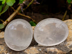Polished Pearl Girasol Quartz Palm Stones x 20 From Ambatondrazaka, Madagascar - Toprock Gemstones and Minerals 