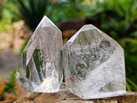 Polished Mixed Inclusion Quartz Crystals x 6 From Madagascar - Toprock Gemstones and Minerals 