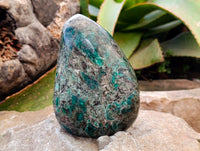 Polished Emerald Mica 'Mutokolite' Standing Free Form x 1 From Mutoko, Zimbabwe - Toprock Gemstones and Minerals 