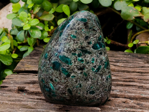 Polished Emerald Mica 'Mutokolite' Standing Free Form x 1 From Mutoko, Zimbabwe