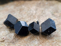 Natural Schorl Black Tourmaline, Smokey Quartz and Fluorite Specimens x 35 From Erongo, Namibia
